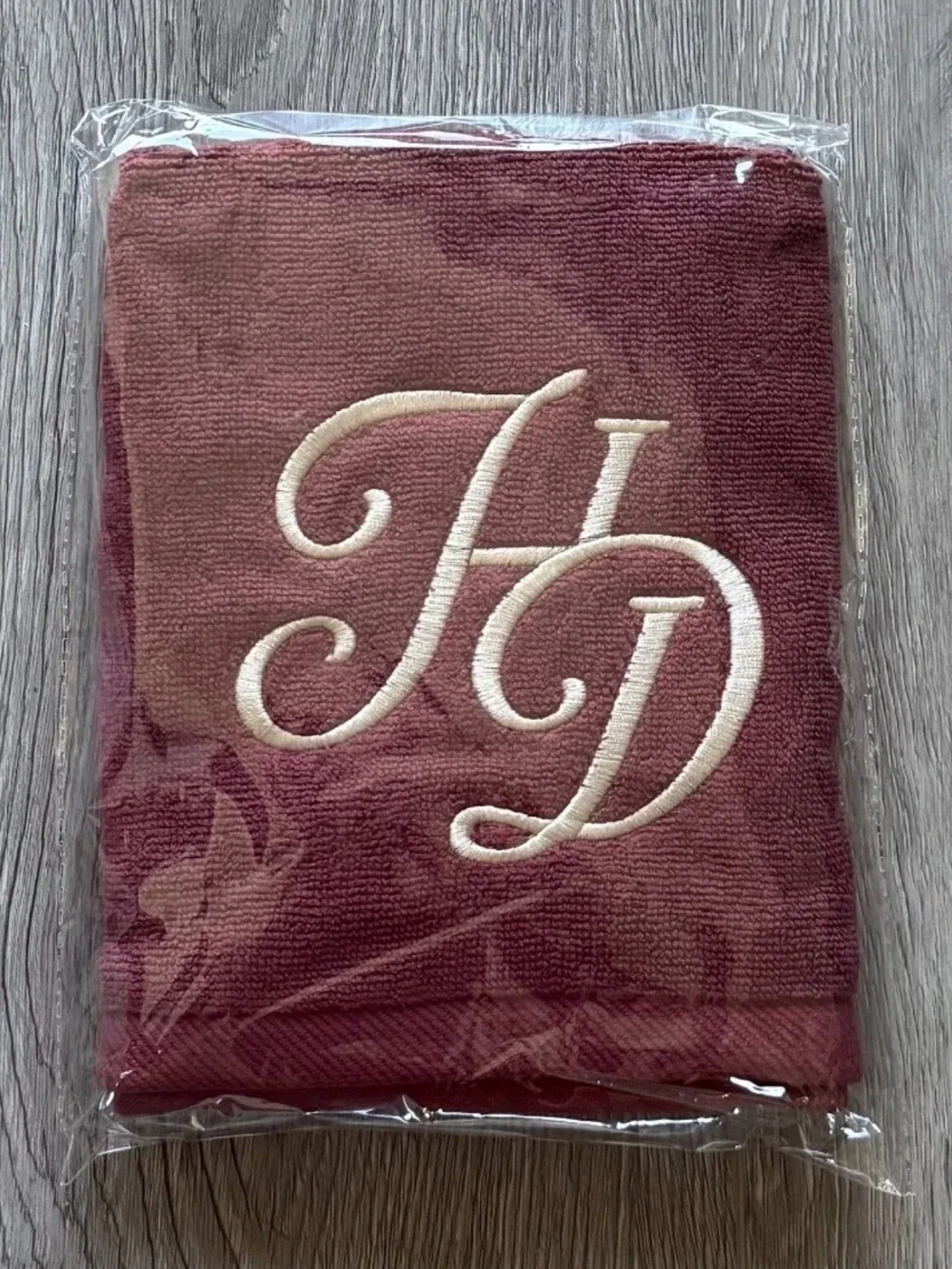 Hilary Duff Lucky Me Tour VIP Exclusive Monogram HD Towel Concert Merch NEW